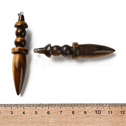 Natural Tiger Eye Big Pendants&nbsp;G-H338-03P-04