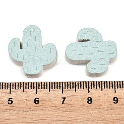 Printed Poplar Wood Beads&nbsp;WOOD-Z008-05C