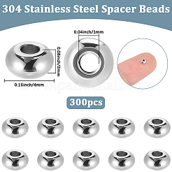304 Stainless Steel Beads&nbsp;STAS-BBC0009-89B