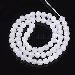 Natural Rainbow Moonstone Beads Strands&nbsp;G-S150-64-6mm