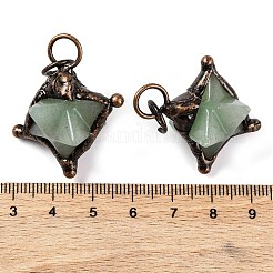 Natural Green Aventurine Merkaba Star Pendants&nbsp;G-C144-01R-05