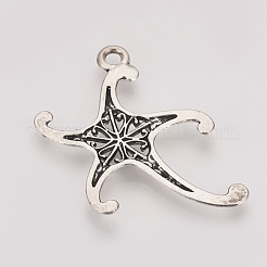 Tibetan Style Alloy Pendants&nbsp;TIBE-T011-55AS-FF