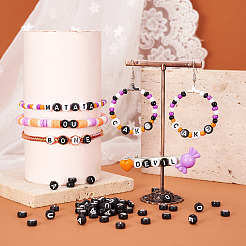 500Pcs 5 Style Opaque Acrylic Beads&nbsp;SACR-TA0001-16