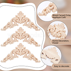 30Pcs Rubber Wood Cabinet Door Decal Decorative&nbsp;FIND-WA0001-01