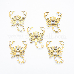 201 Stainless Steel Filigree Joiners&nbsp;STAS-N090-LA924-2