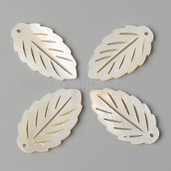 Natural Freshwater Shell Pendants&nbsp;SHEL-N026-86