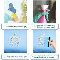 Waterproof PVC Laser No-Glue Stickers&nbsp;DIY-WH0304-221K