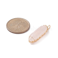 Natural Mixed Gemstone Double Terminal Pointed Pendants&nbsp;PALLOY-JF02059