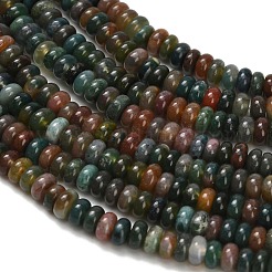 Natural Indian Agate Beads Strands&nbsp;G-Z110-B38-2x4mm
