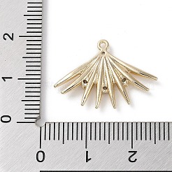 Brass Micro Pave Clear Cubic Zirconia Pendants&nbsp;KK-G491-18G