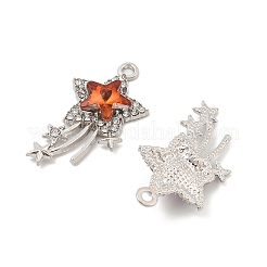 Rack Plating Alloy Acrylic Pendants&nbsp;PALLOY-S035-01P-A