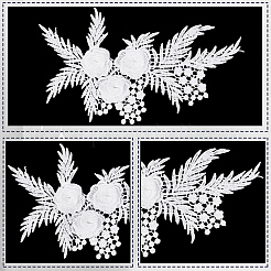 2Pairs Polyester Clothing Patches&nbsp;PATC-GF0001-72B