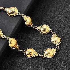 304 Stainless Steel Ladybug Link Bracelets for Women&nbsp;BJEW-K226-15A-G