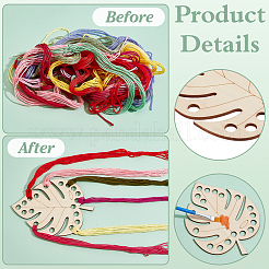 Wood Thread Winding Boards&nbsp;FIND-WH0176-01B