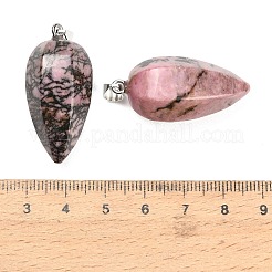 Natural Rhodonite Pendants&nbsp;GG-K002-16I