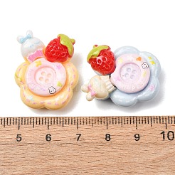 Opaque Resin Cabochons&nbsp;CRES-B038-01