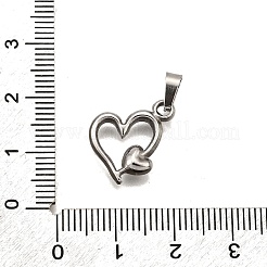 304 Stainless Steel Pendants&nbsp;STAS-B086-05P