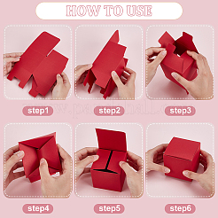 10Pcs Kraft Paper Cardboard Jewelry Gift Boxes&nbsp;CON-WH0001-25B