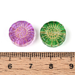 Baking Paint Transparent Glass Beads&nbsp;DGLA-N018-20