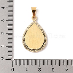 PVD Vacuum Plating 304 Stainless Steel Pendants&nbsp;STAS-M068-03G