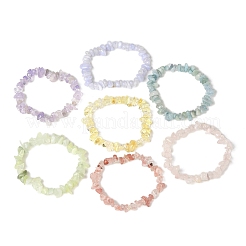 7Pcs Gemstone Stretch Bracelet Sets&nbsp;BJEW-JB11174