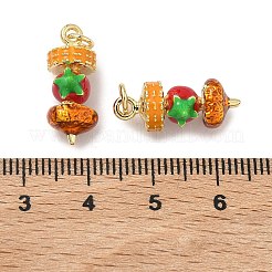Brass Enamel Pendants&nbsp;KK-H259-11A-G01