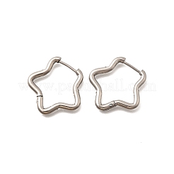 201 Stainless Steel Hoop Earrings&nbsp;EJEW-Z137-02P-05