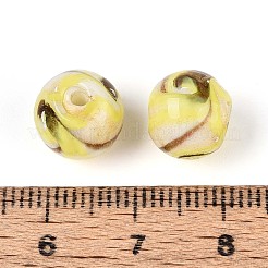 Handmade Gold Sand Lampwork Beads&nbsp;LAMP-T024-11E