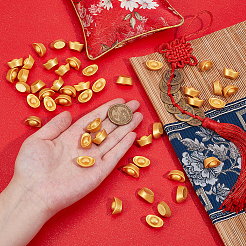 1 Bag Resin Gold Ingot Mini Model&nbsp;DIY-PH0034-54