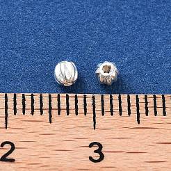925 Sterling Silver Pumpkin Beads&nbsp;STER-H112-04A