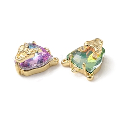 Brass with K9 Glass Pendants&nbsp;KK-C024-62KCG