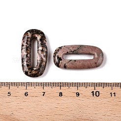 Natural Rhodonite Oval Pendants&nbsp;G-N342-105L