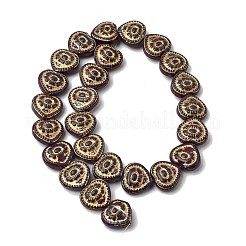 Painted Glass Beads Strands&nbsp;GLAA-Z021-14