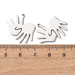 304 Stainless Steel Pendants&nbsp;STAS-C176-06P