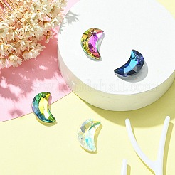 4Pcs 4 Colors Electroplated Glass Pendants&nbsp;EGLA-YW0001-58