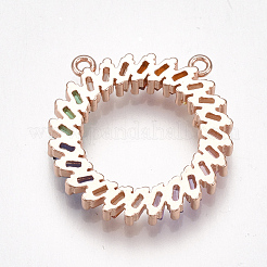 Brass Cubic Zirconia Pendants&nbsp;ZIRC-S061-71B