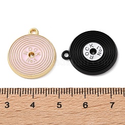 Alloy Enamel/Spray Painted Pendants&nbsp;ENAM-F163-01G