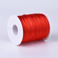 Nylon Satin Rattail Cords&nbsp;LS-NWIR-TAC0001-01B