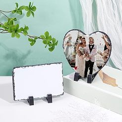 2 Sets Sublimation Blank Natural Slate Rock Stone Plate&nbsp;DIY-FH0004-71