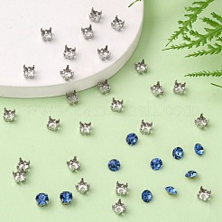 Non-Tarnish Stainless Steel Sew on Prong Settings&nbsp;X-STAS-L229-06P