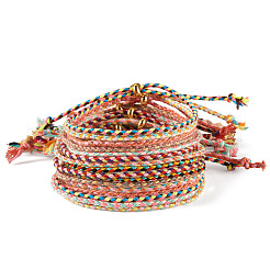 16Pcs 8 Style Macrame Cotton Cord Bracelets Making&nbsp;BJEW-TAC0058