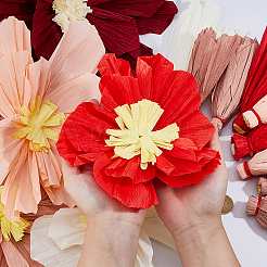 Crepe Paper Flower&nbsp;DIY-FH0010-23
