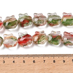 Inner Flower Handmade Lampwork Beads Strands&nbsp;LA-CBA3F7A-01C