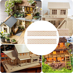 Wooden Fence and Courtyard Decoration&nbsp;DIY-WH0671-387A