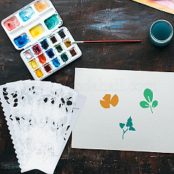 8Pcs 8 Styles PET Plastic Drawing Painting Stencils Templates&nbsp;AJEW-WH0165-26E