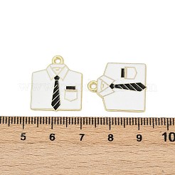 Father's Day Alloy Enamel Pendants&nbsp;ENAM-V001-03D-G