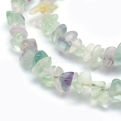 Natural Fluorite Beads Strands&nbsp;G-P332-27