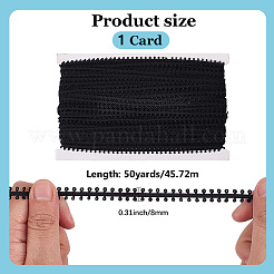 Polyester Braided Lace Ribbon&nbsp;OCOR-WH20006-67C