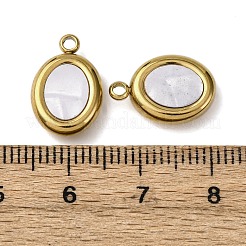 304 Stainless Steel Resin Pendants&nbsp;STAS-P406-15E-G