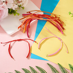 30Pcs 10 Styles Adjustable Waxed Polyester Cord Bracelet Making&nbsp;X1-AJEW-TAC00051